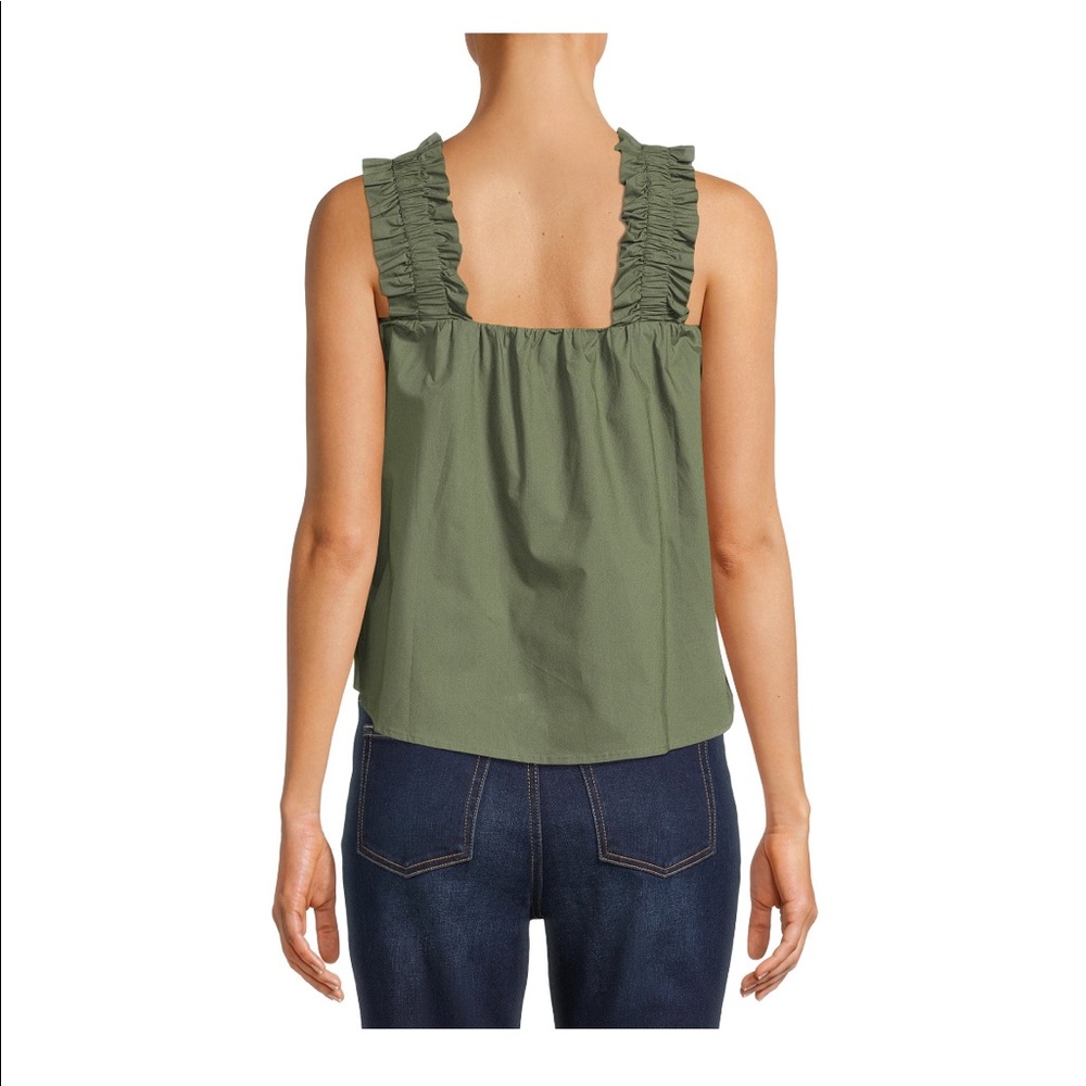 NWT Ruffle Strap Top - Picture 2 of 5